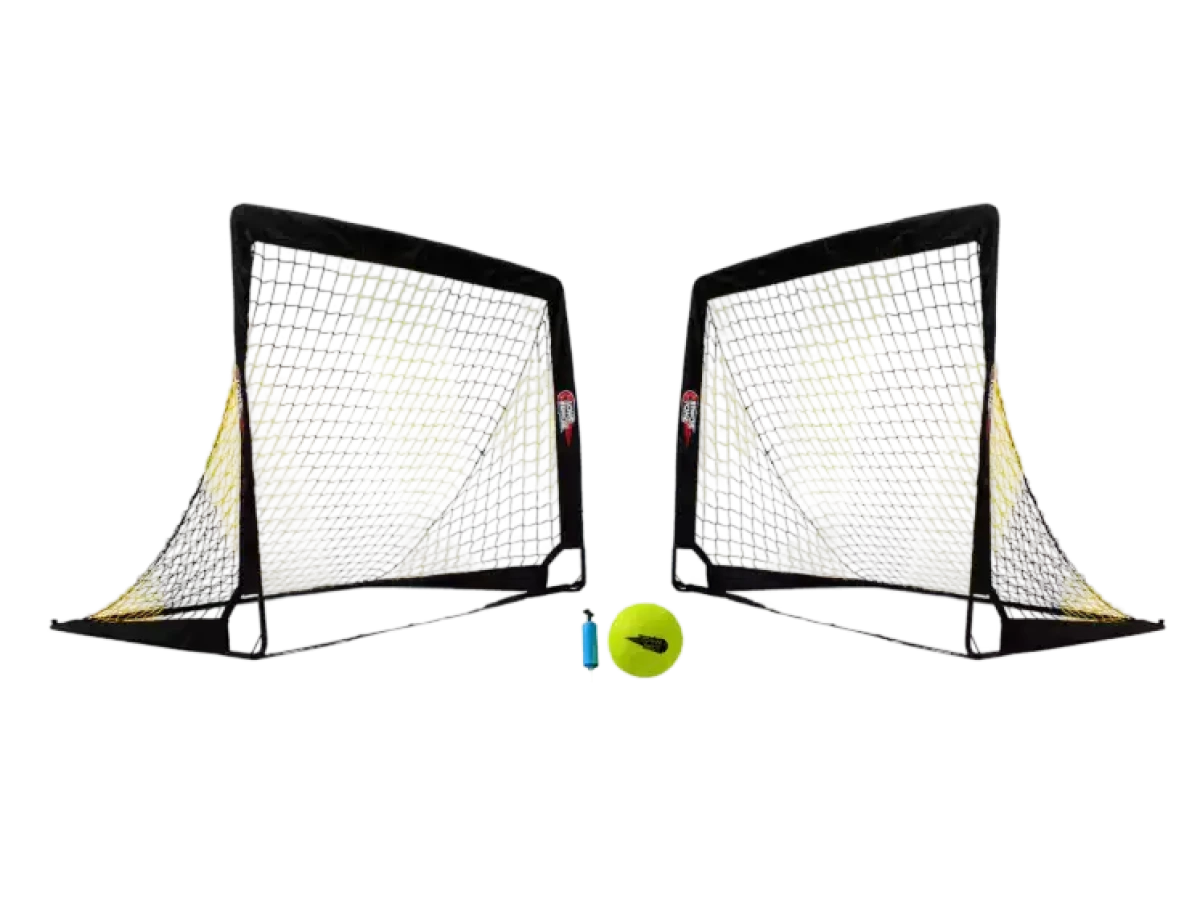 2x Pop Up Goals - 2.2m x 1.5m (7' x 5')