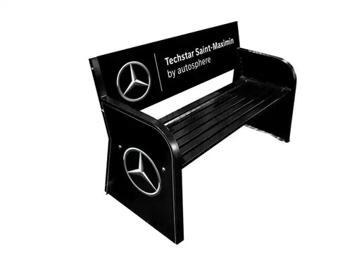 Advertising Tennis Court Bench – Steel