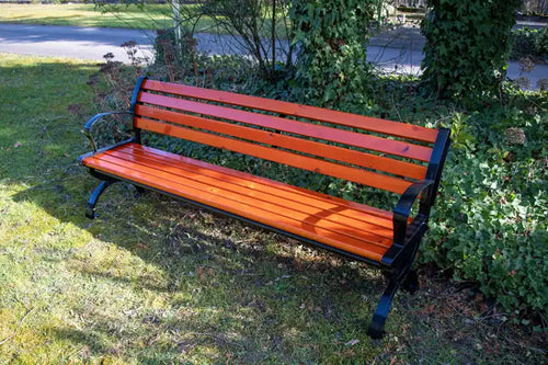 Tennis bench with backrest - 180 cm