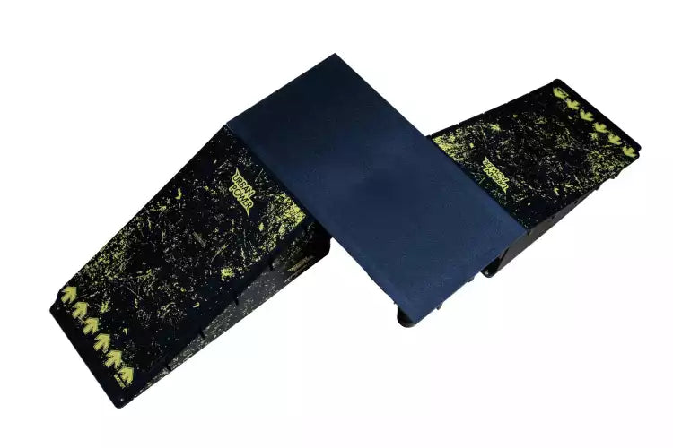 Set of modular skateboard ramps 13 configurations