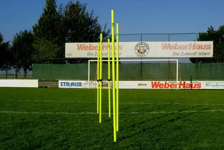 Set of 6 Telescopic slalom poles - 91cm to 172cm