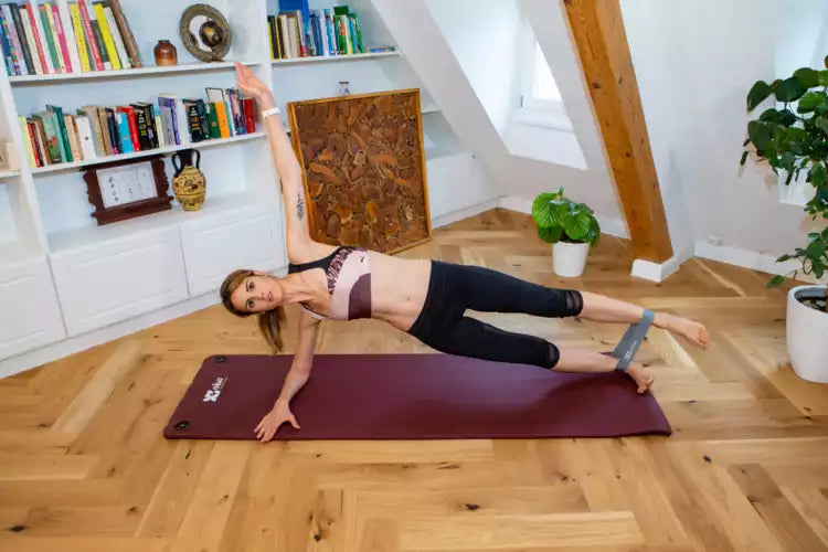 Set of 3 natural latex resistance bands