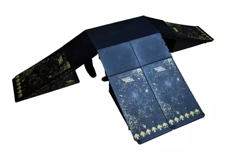 Set of modular skateboard ramps 13 configurations