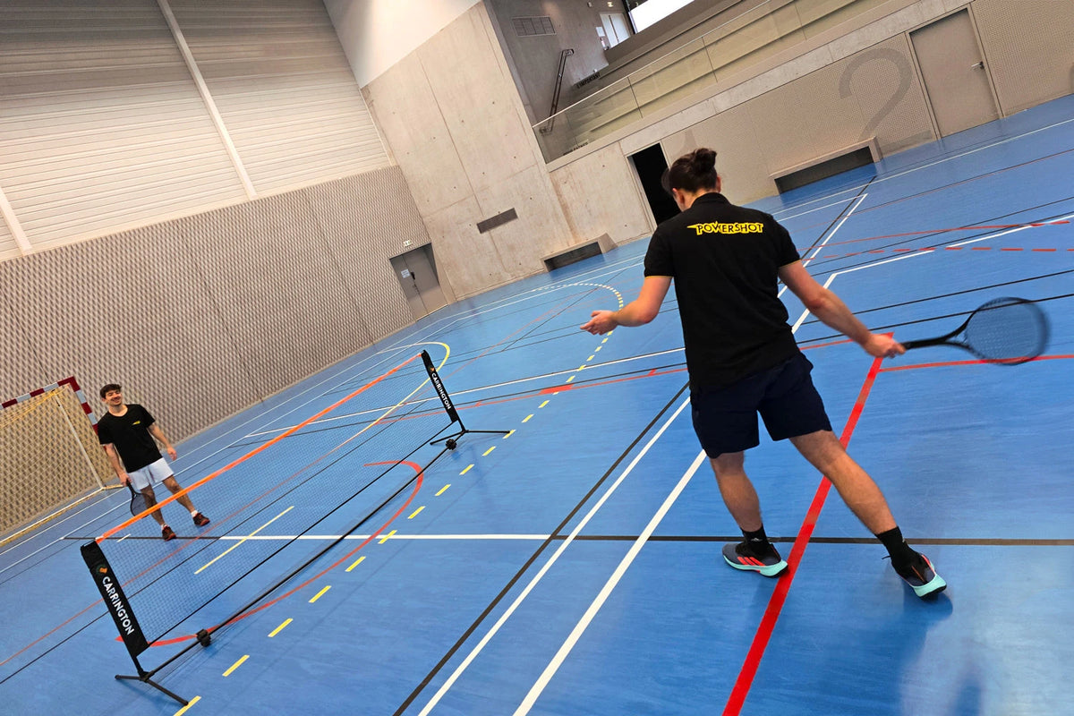 Verplaatsbaar badmintonnet met draagtas - 3m