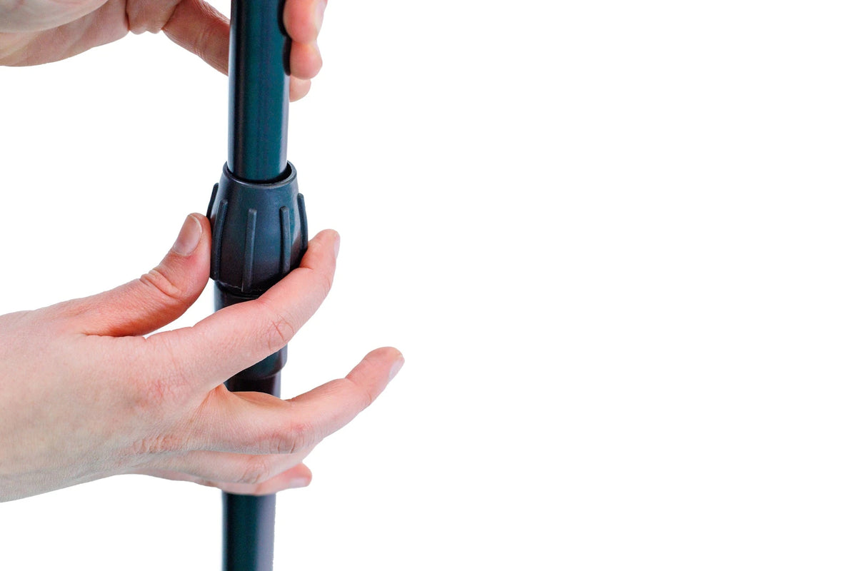Verplaatsbaar badmintonnet met draagtas - 3m