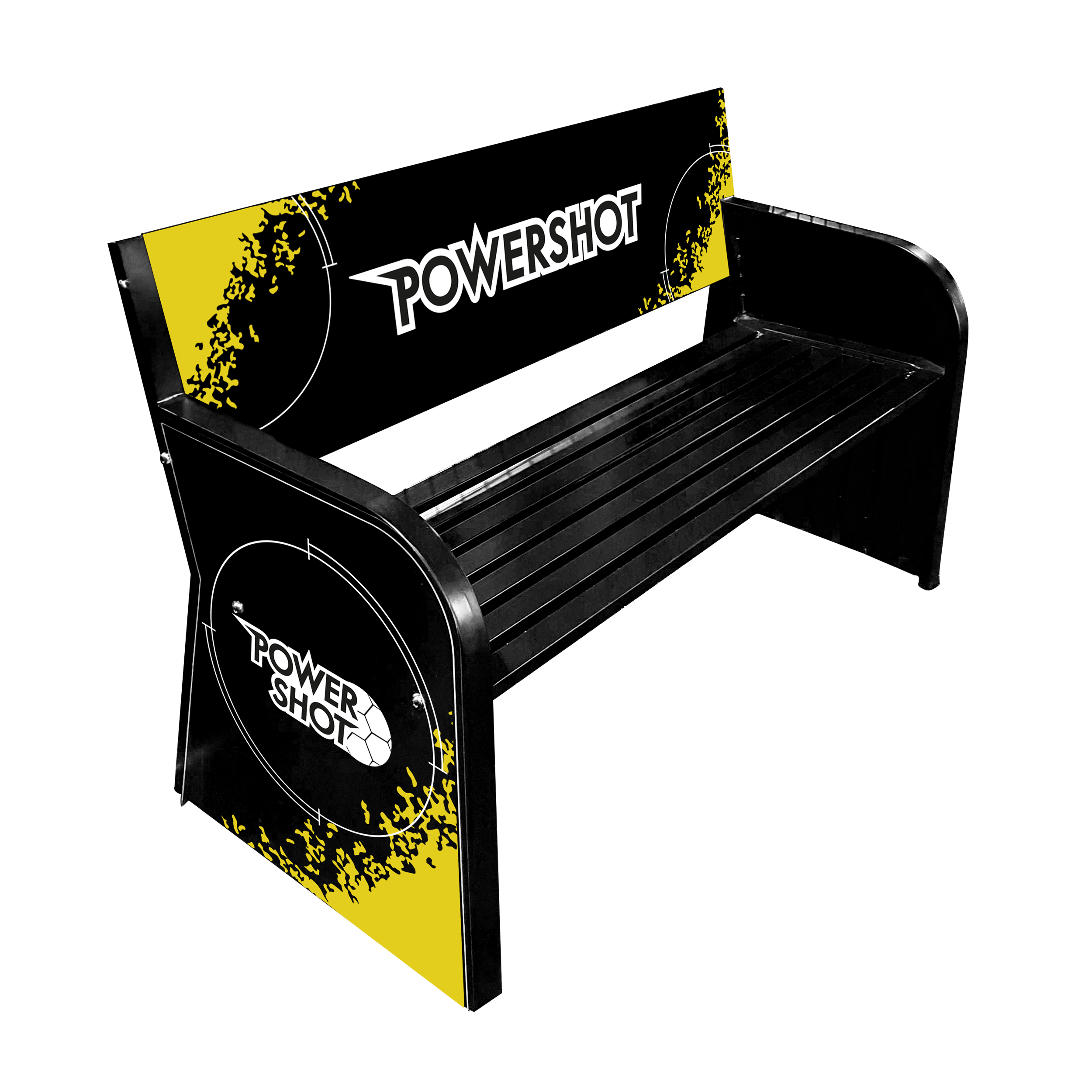 Advertising Tennis Court Bench – Steel