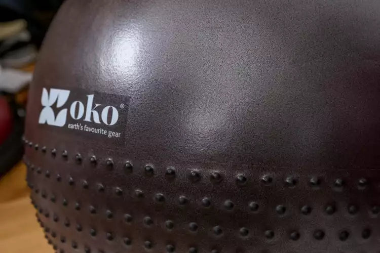 Gym ball grey - diameter 65cm with pump