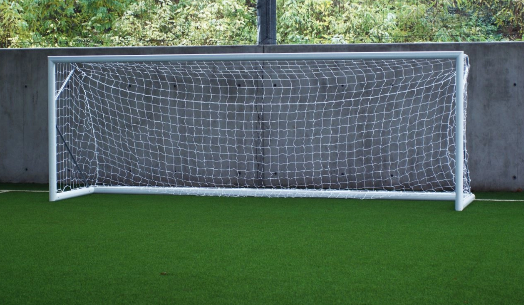 Aluminium 8-a-side football goal - 6m x 2m