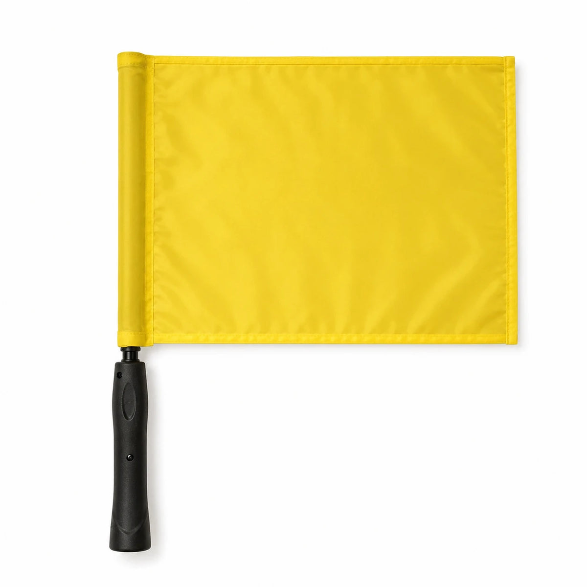 Professionele vlag voor voetbalscheidsrechter - goed zichtbare rode en gele kleur