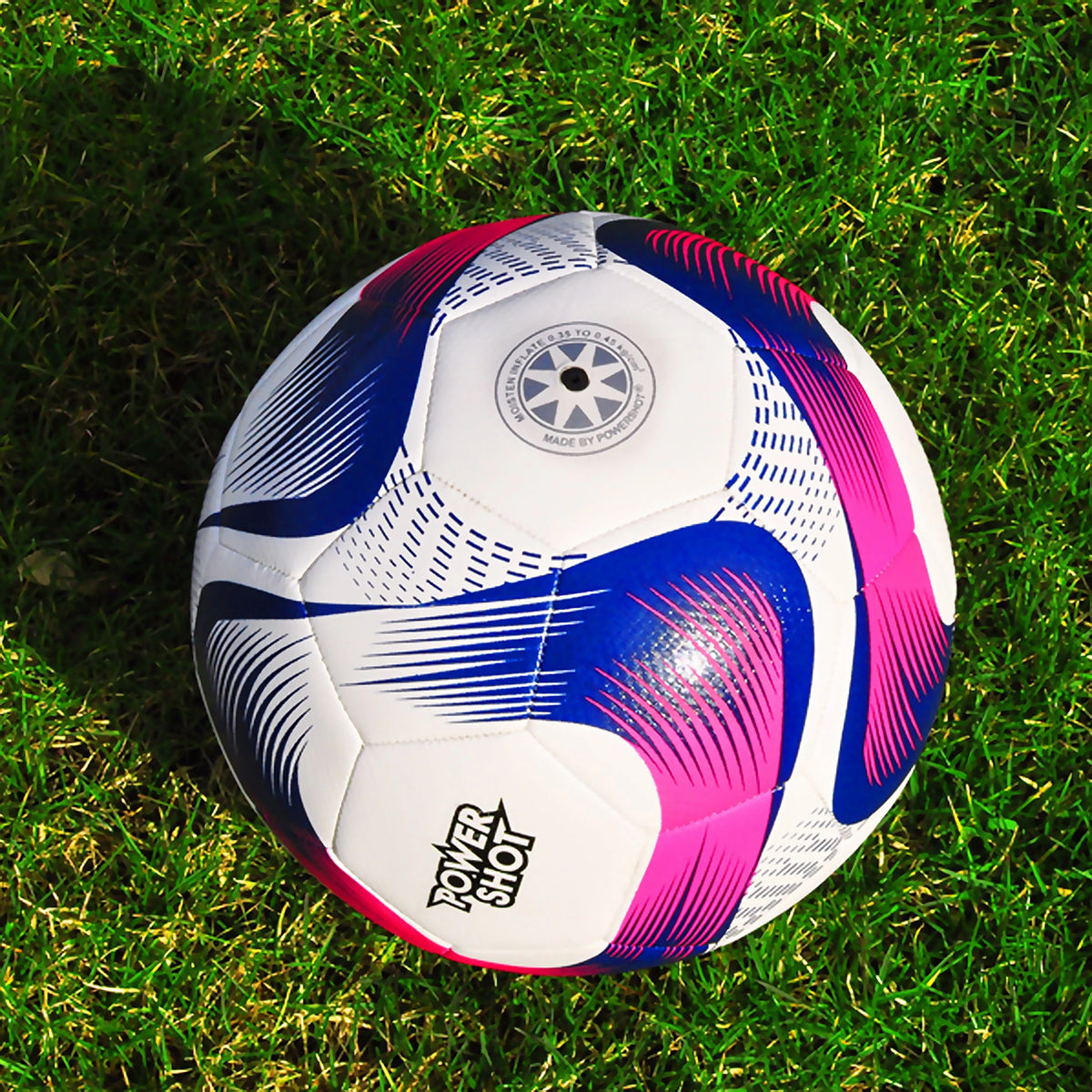 Football pink and blue size 5 Powershot