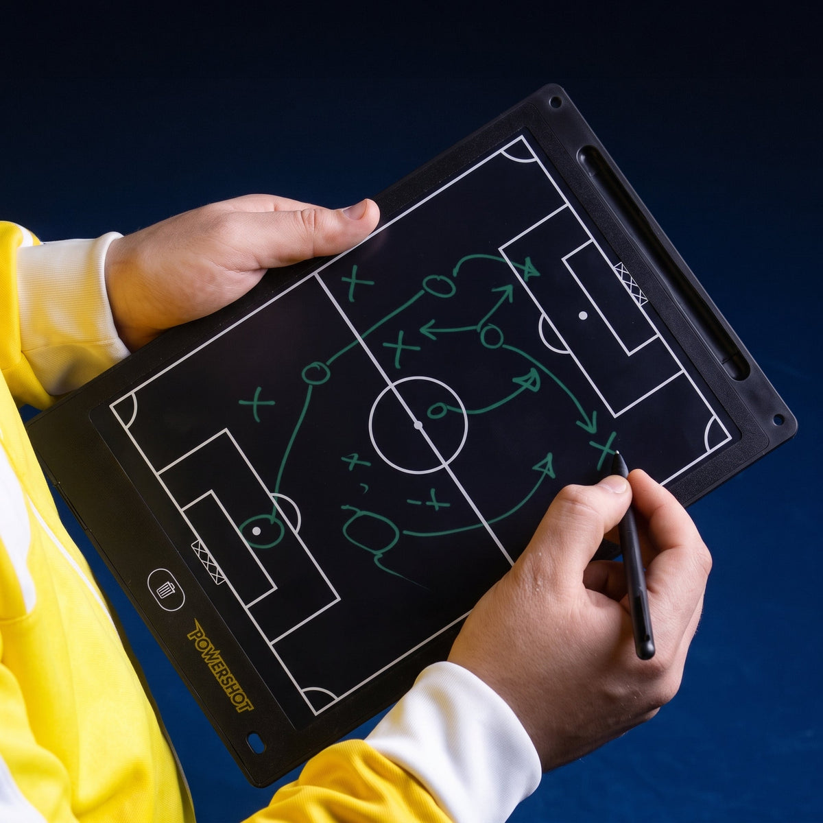Tactisch voetbalbord zonder inkt