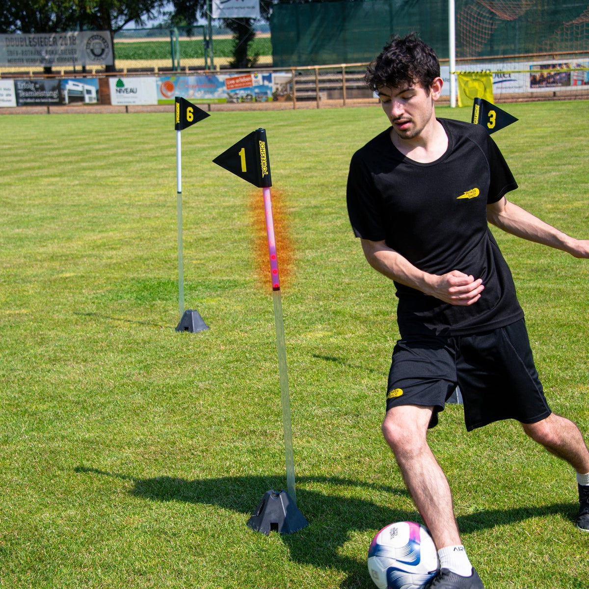 6 illuminated agility milestones with remote control Powershot