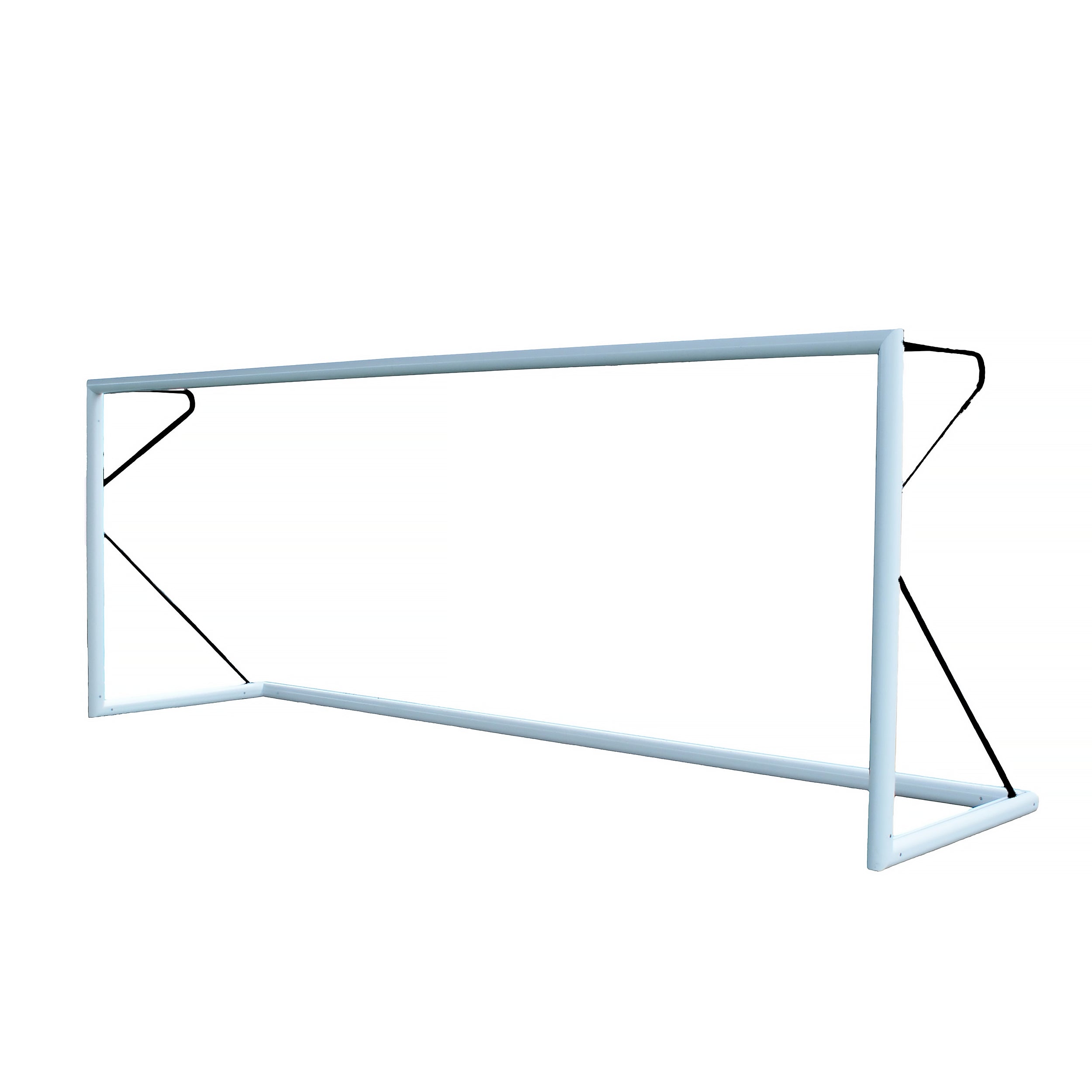 8 a side football goal transportable aluminium - 6 m x 2.1 m Ø80 mm