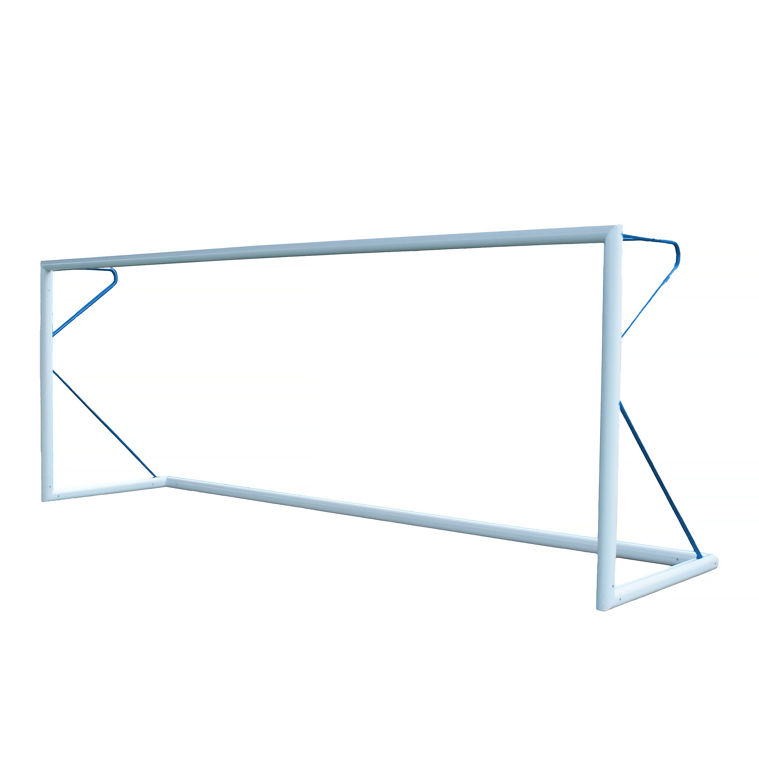 8 a side football goal transportable aluminium - 6 m x 2.1 m Ø80 mm