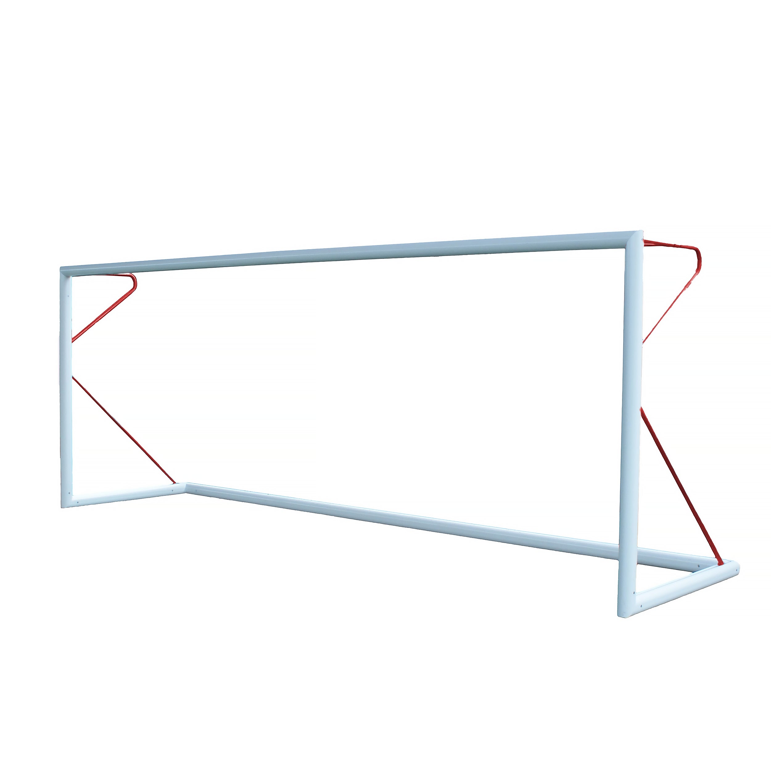 8 a side football goal transportable aluminium - 6 m x 2.1 m Ø80 mm