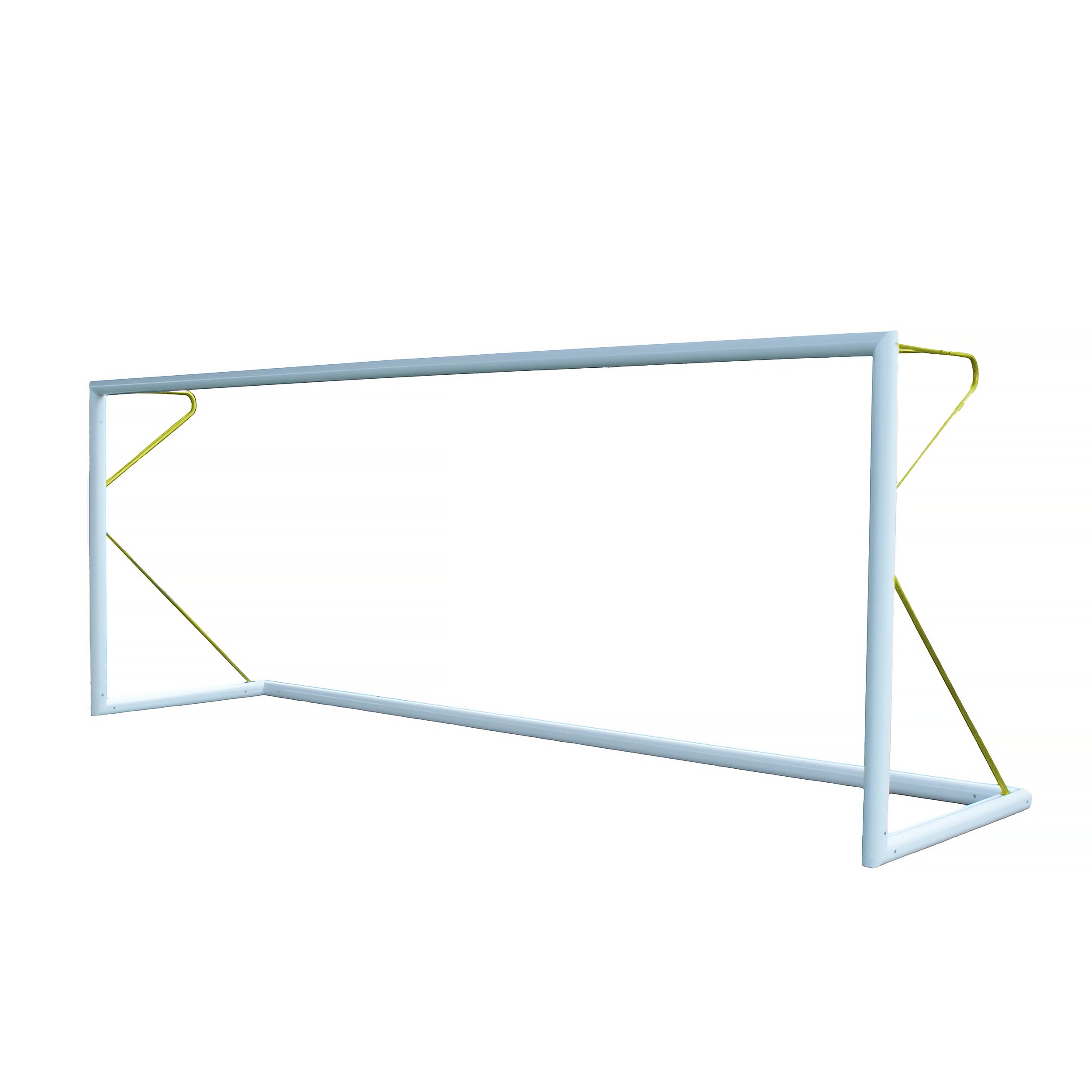 8 a side football goal transportable aluminium - 6 m x 2.1 m Ø80 mm