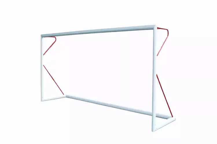 Transportable 8-a-side football goal aluminium with net - 6m x 2.1m