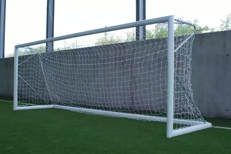 8 a side football goal transportable aluminium - 6 m x 2.1 m Ø80 mm