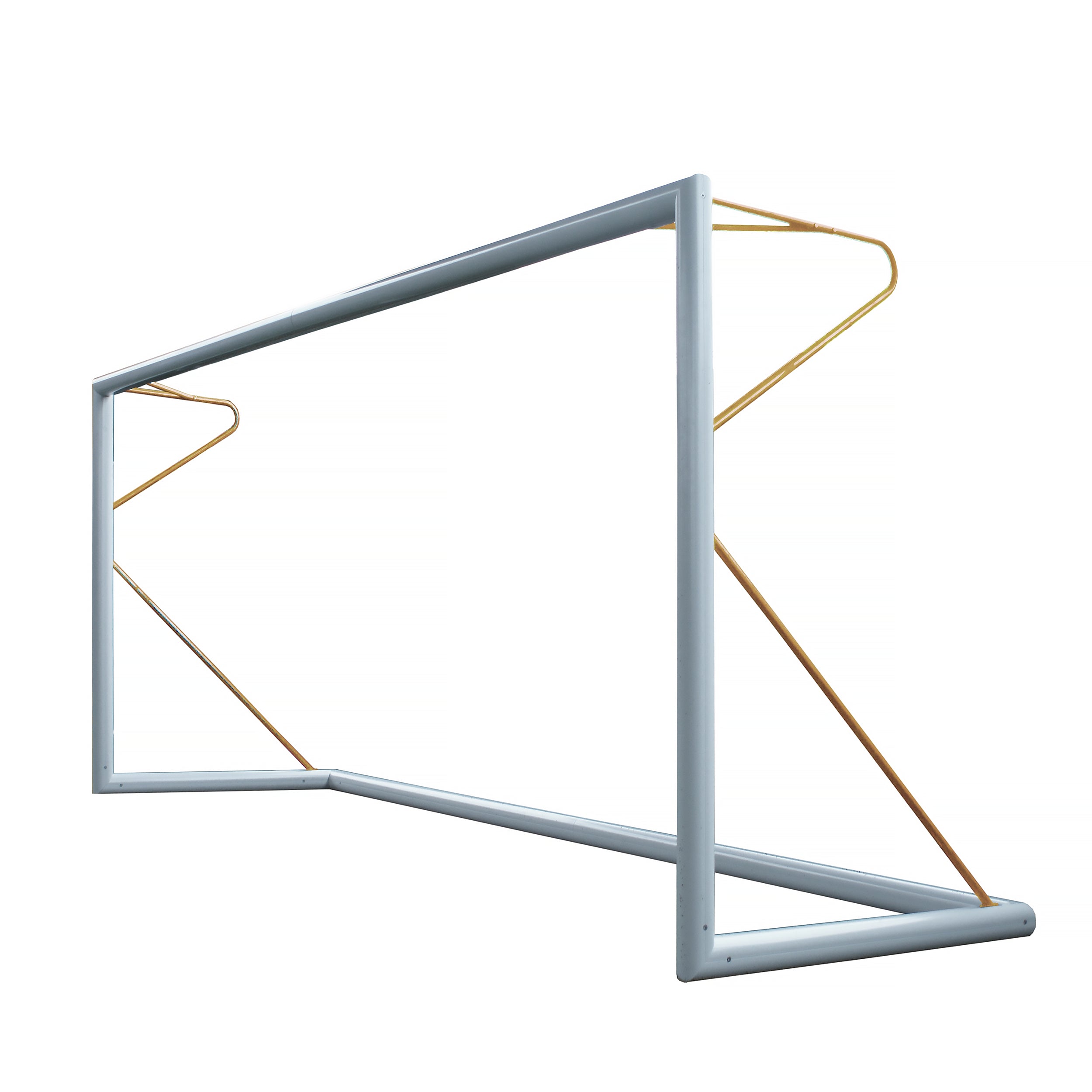 8-a-side football goal transportable aluminium - 5m x 2m - Ø80 mm