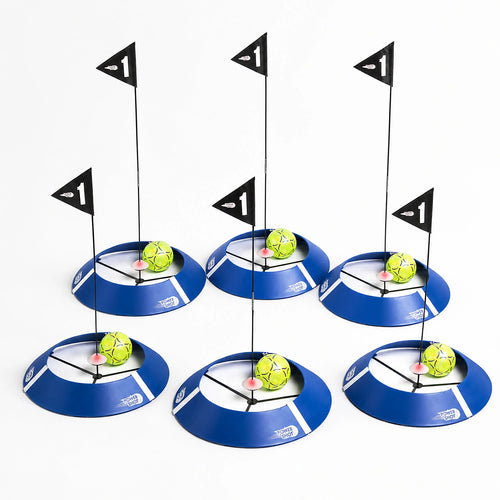 Set van 6 footgolftargets met verlichting