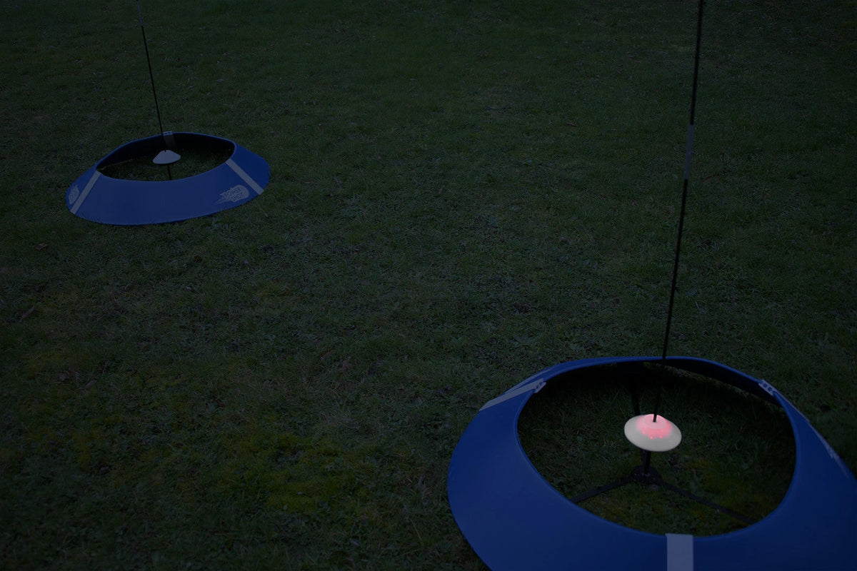 Set van 10 footgolftargets met verlichting