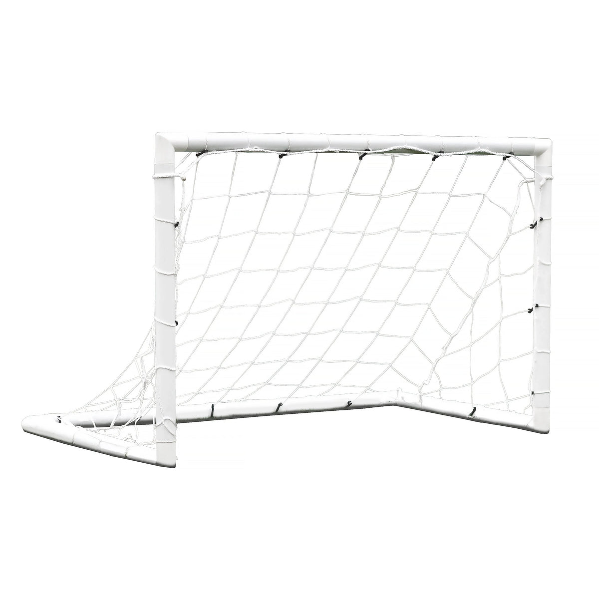 Football goal - 1.2m x 0.8m - uPVC white Powershot