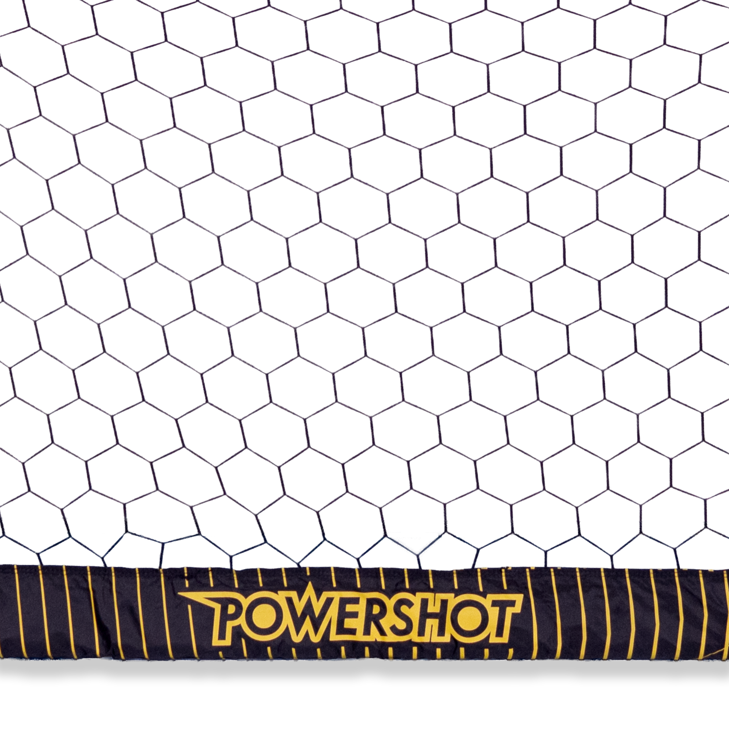 Black steel football goal - 3m x 2m