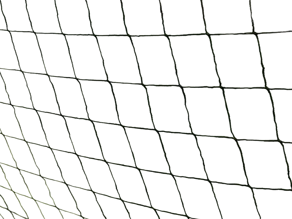 Football net - 6m x 2.1m x 0.8m x 1.6m - 3mm