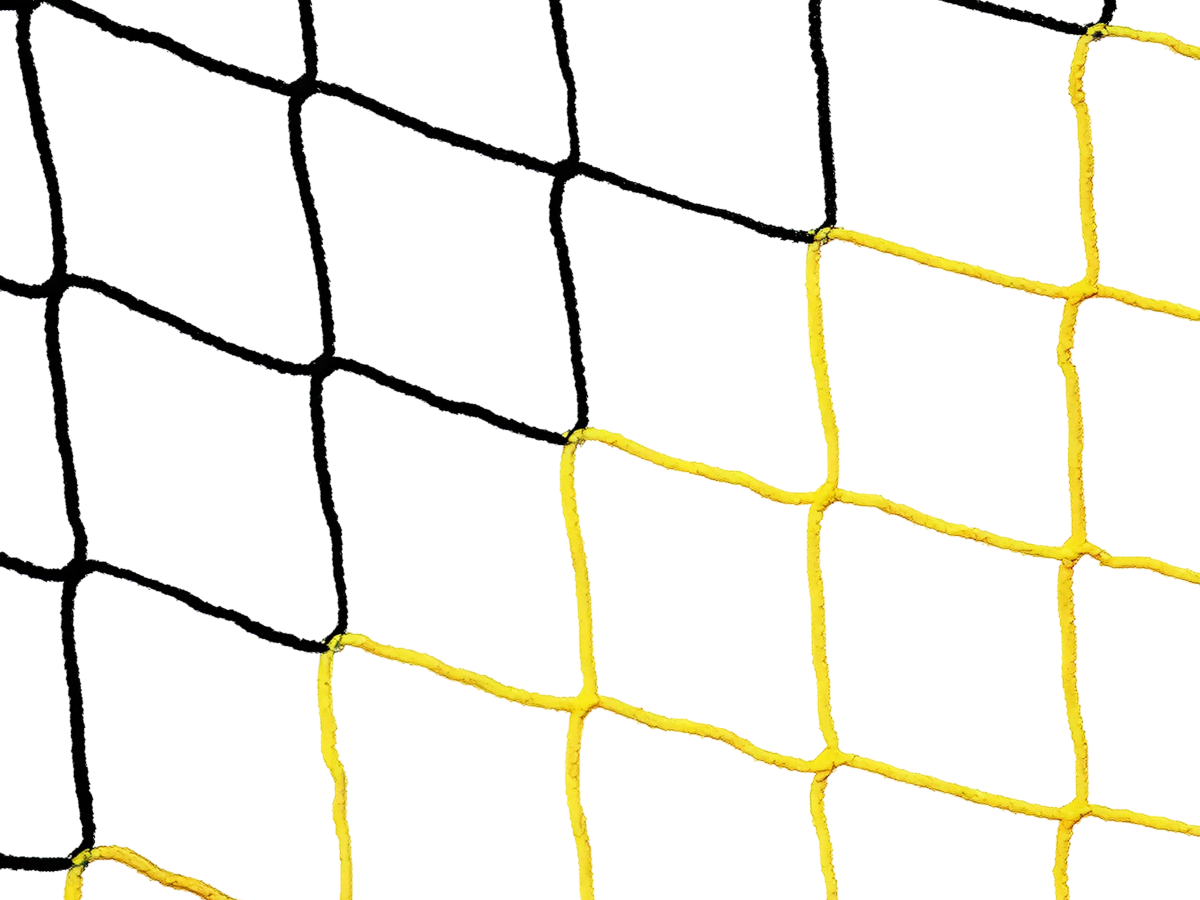 Football net - 6m x 2.1m x 0.8m x 1.6m - 3mm