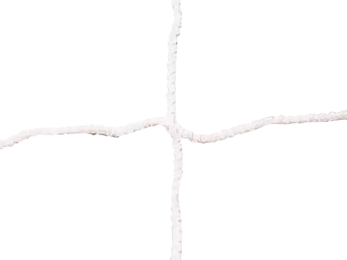 Football net - 4m x 2m x 0.8m x 1m - 3mm