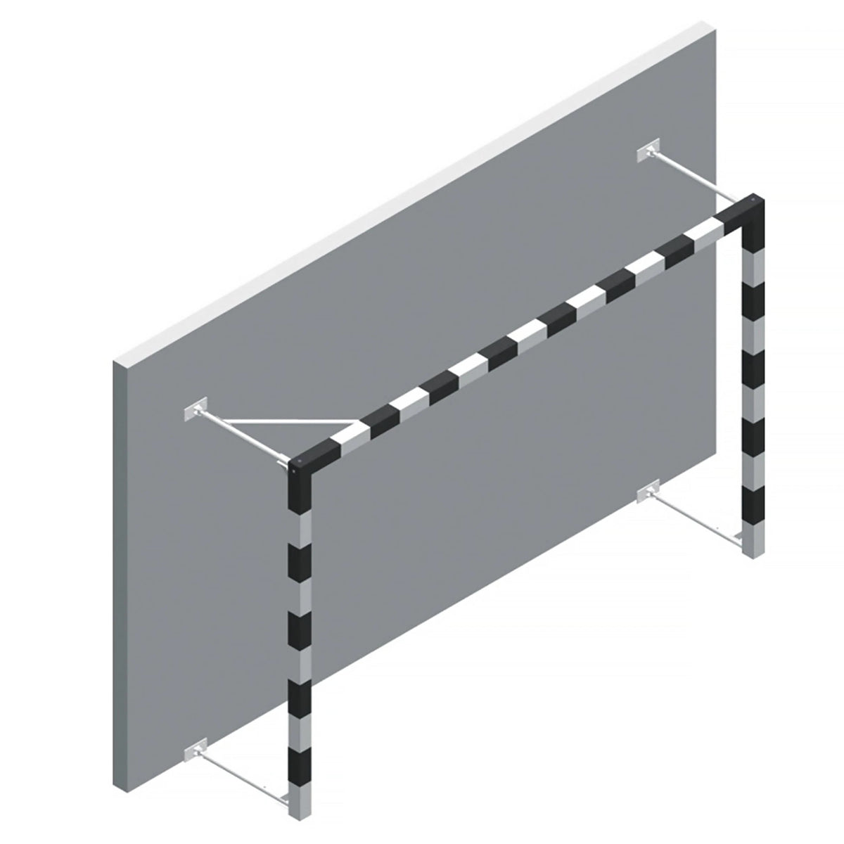 Opvouwbaar aluminium handbaldoel - 3m x 2m