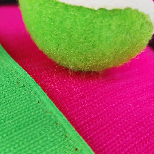 Scratch rackets with ball
