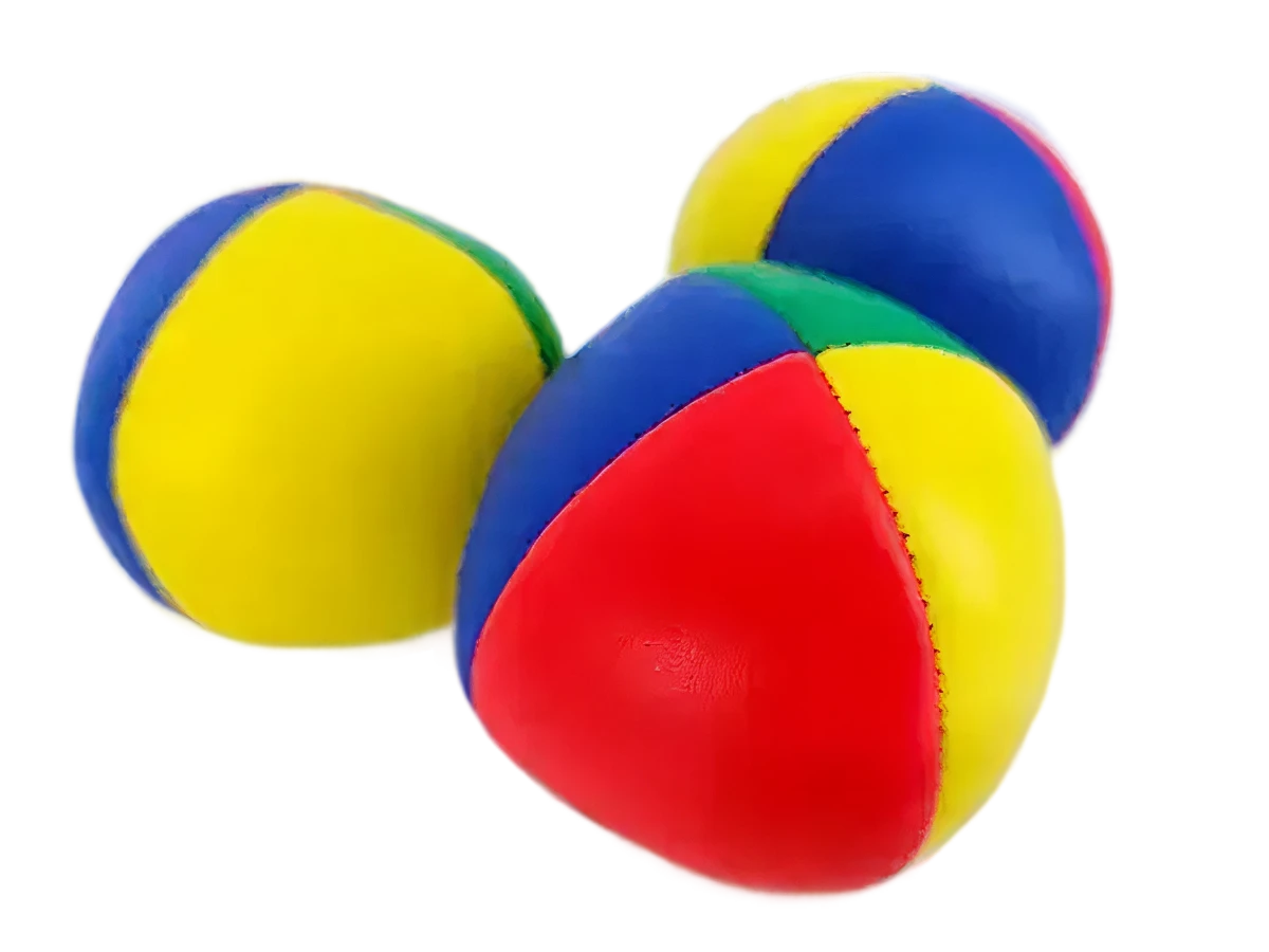 Set of 3 juggling balls - 77mm
