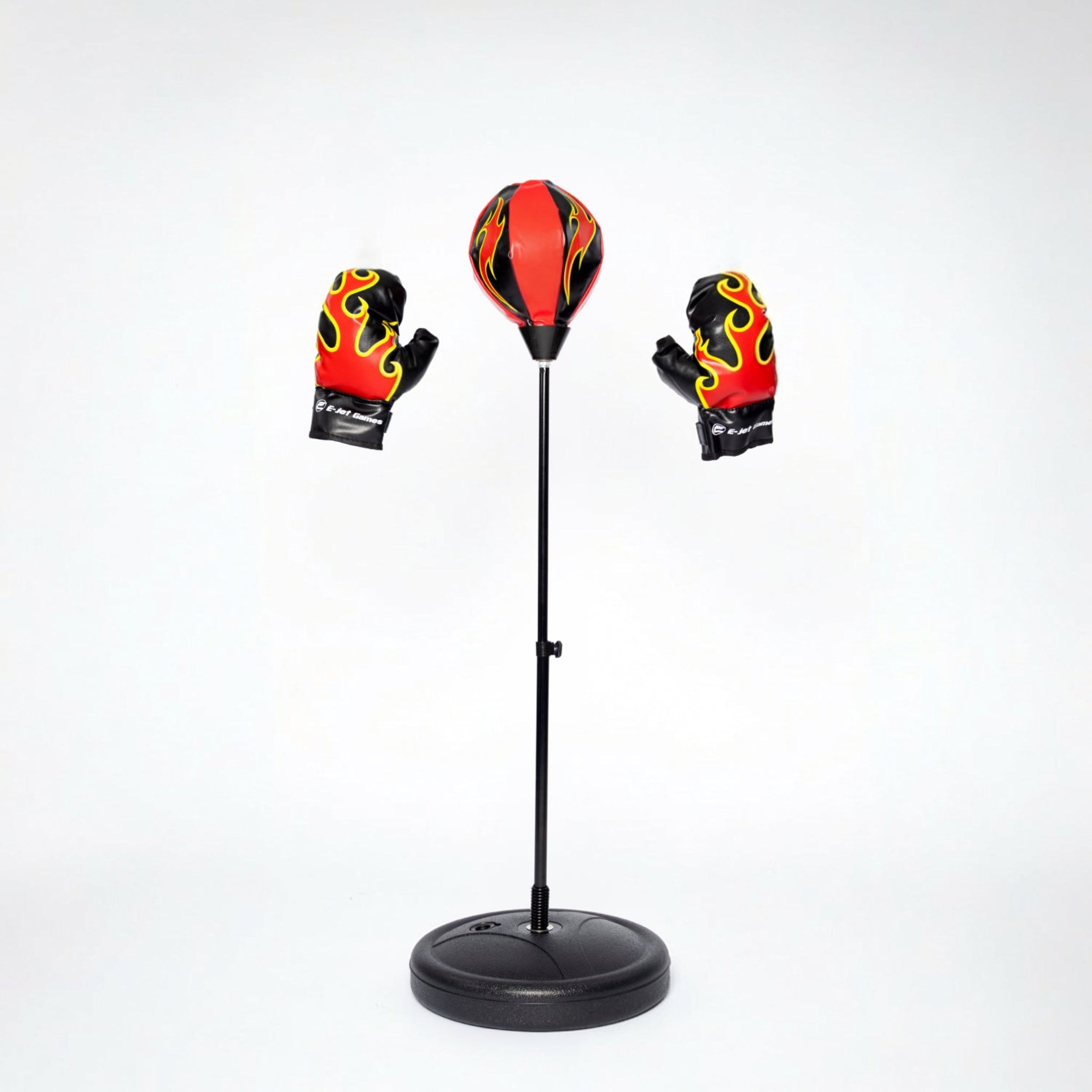Stand-up punching bag with boxing gloves - Child