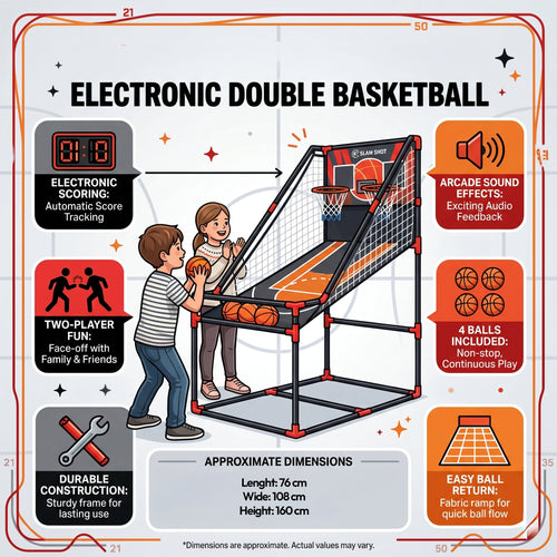 Basketball Arcade Game for 2 Players