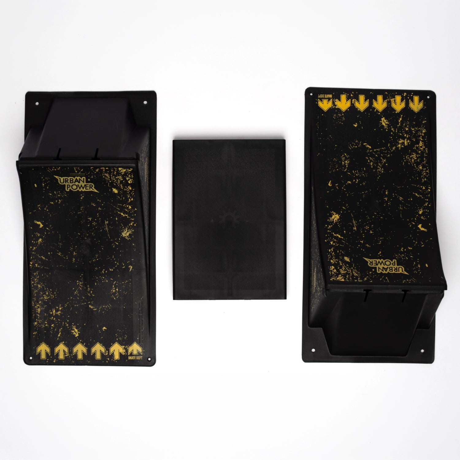 Double skateboard ramp - 3 configurations