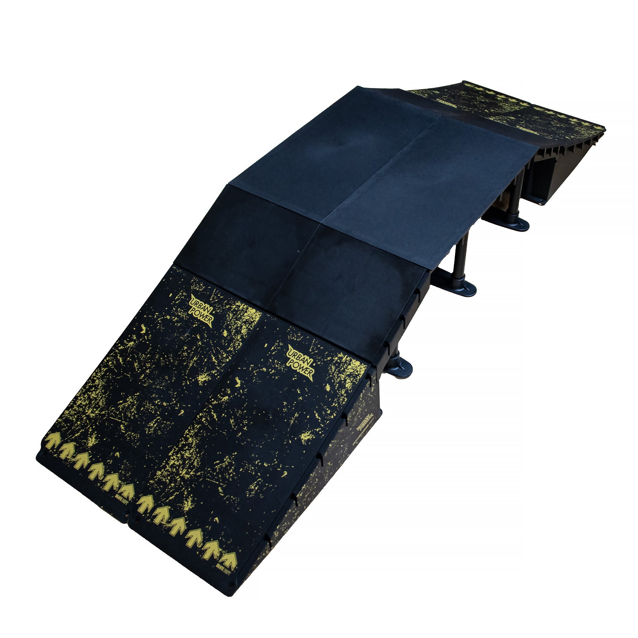 Set of modular skateboard ramps 13 configurations