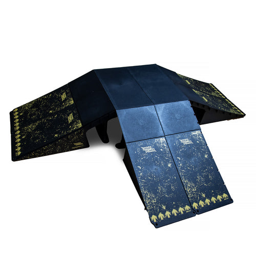 Set of modular skateboard ramps 13 configurations