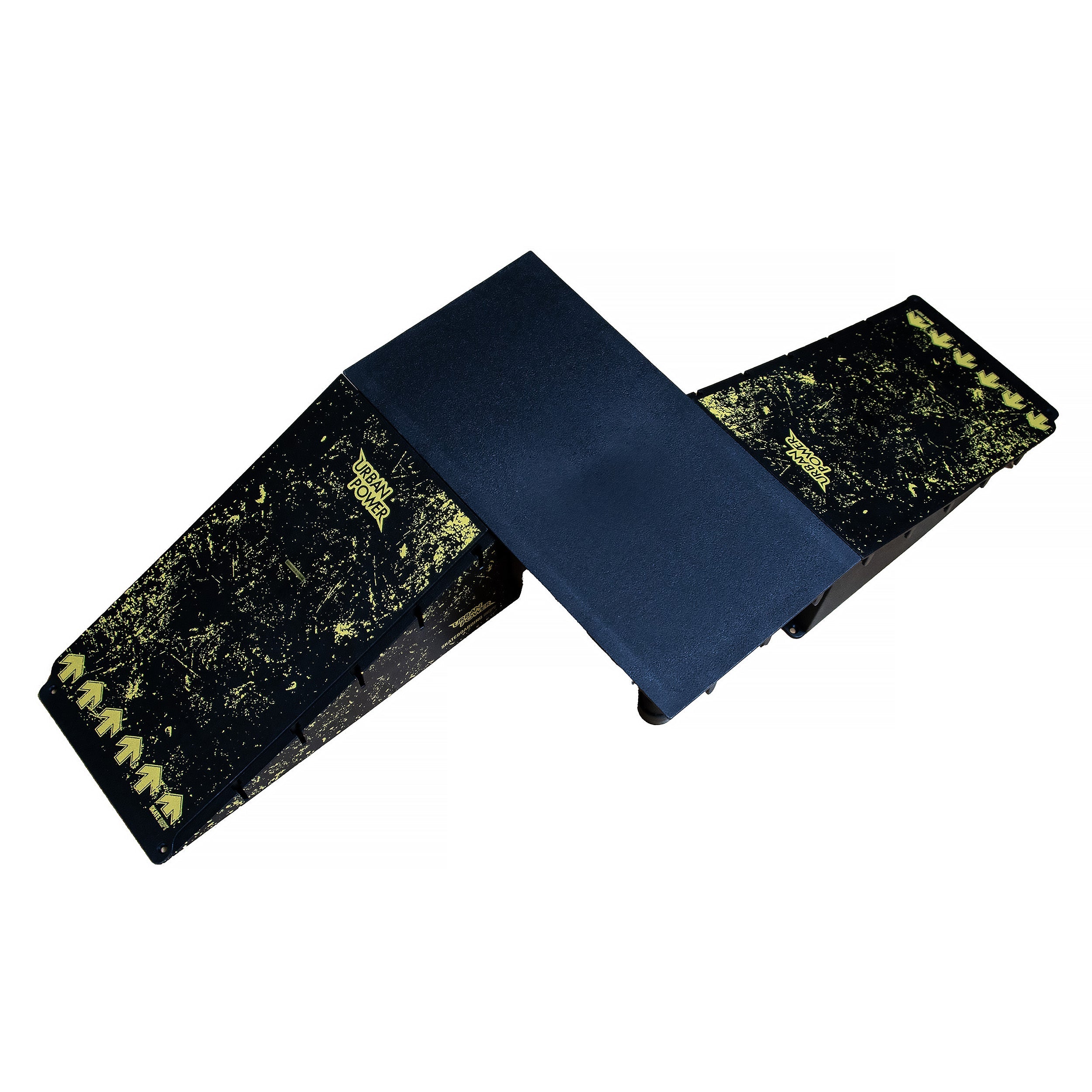 Set of modular skateboard ramps 13 configurations