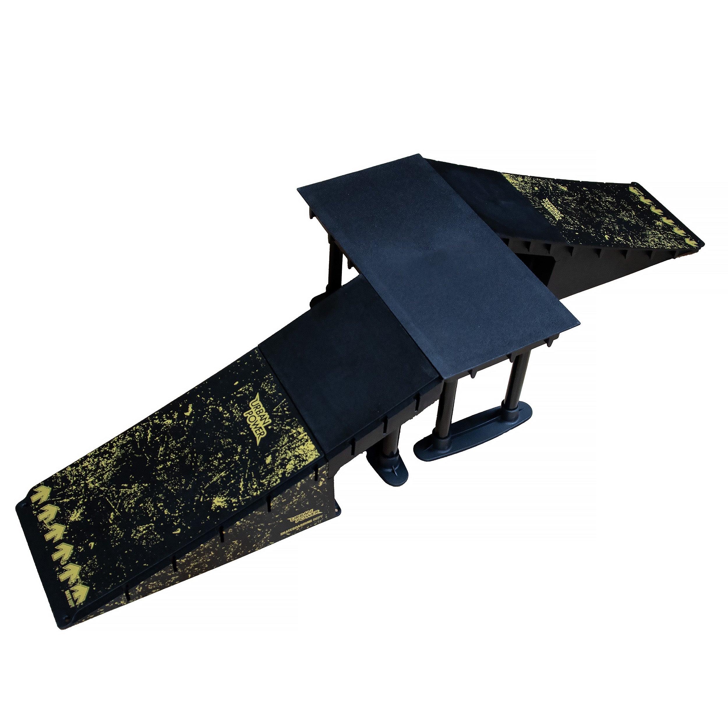 Set of modular skateboard ramps 13 configurations