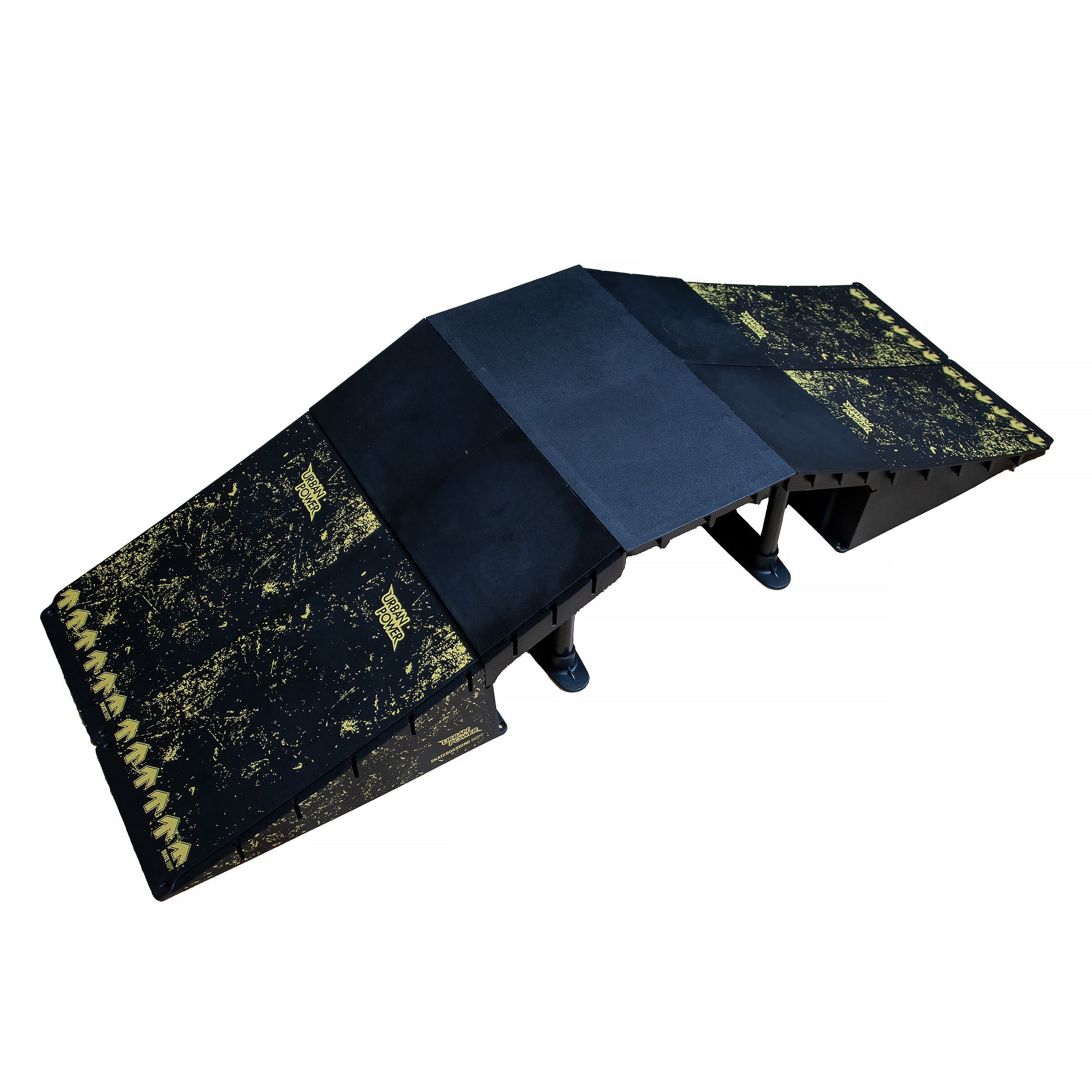 Set of modular skateboard ramps 13 configurations