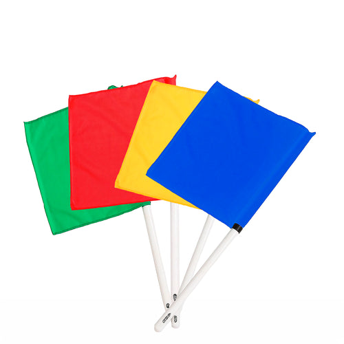 4 Corner Flags Set – 45 × 45 cm Flags