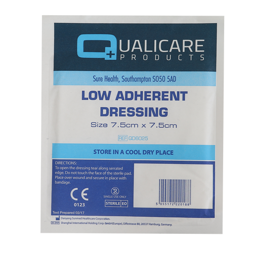 Low adherent dressing - 10cm x 10cm