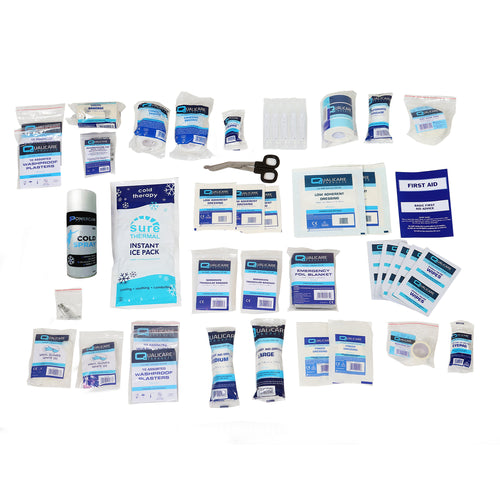 Sports first aid kit touchline refill pack