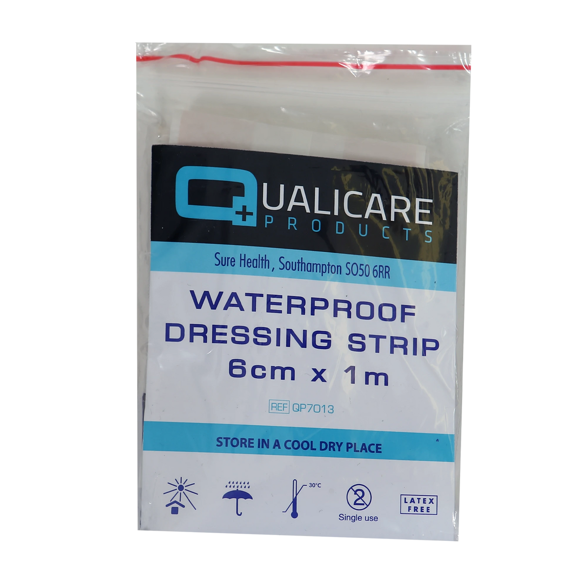 Waterafstotende wondverbandstrip - 6cm x 100cm