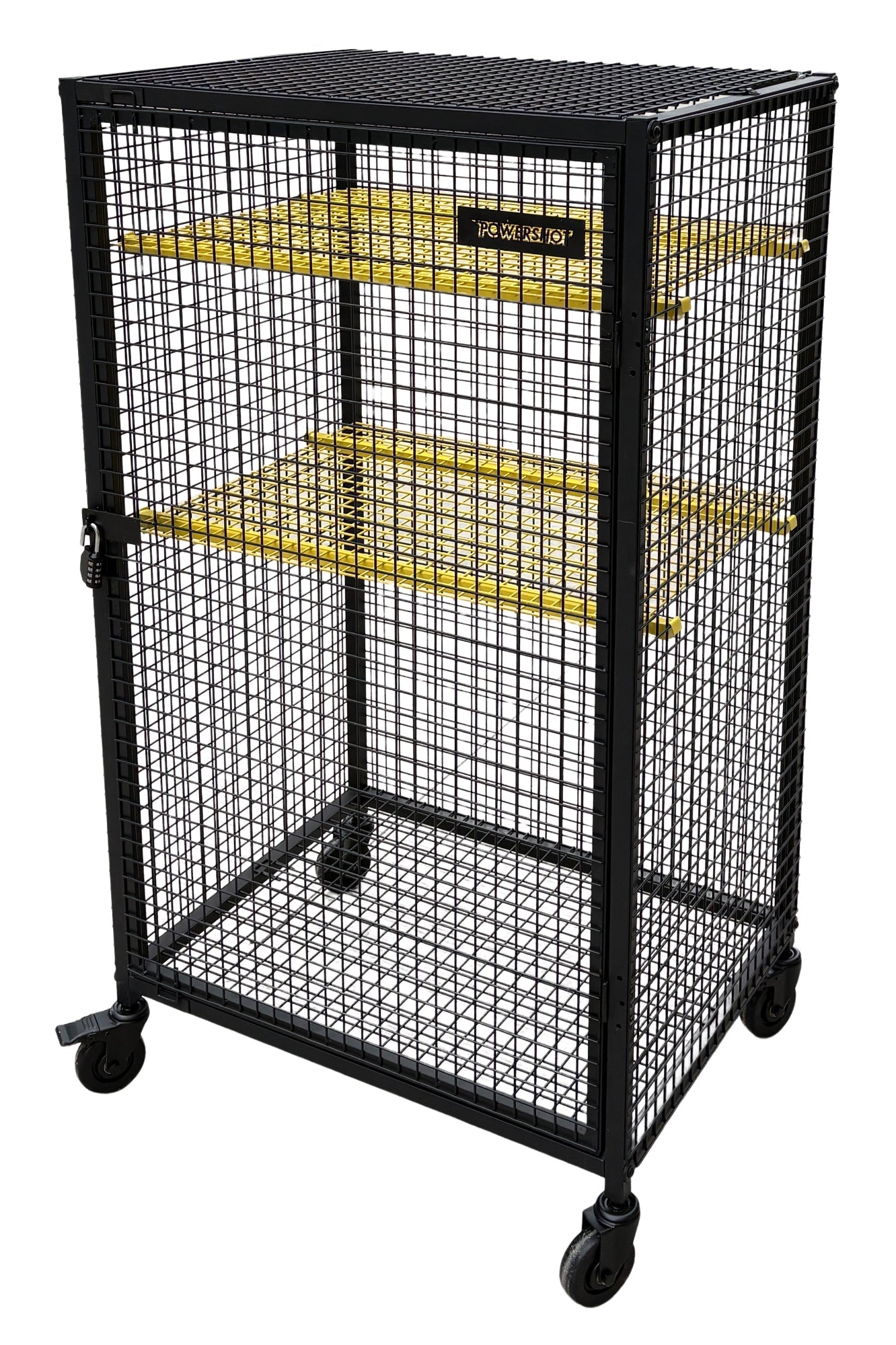 High bay storage cage - 1500mm x 800mm x 600mm with padlock