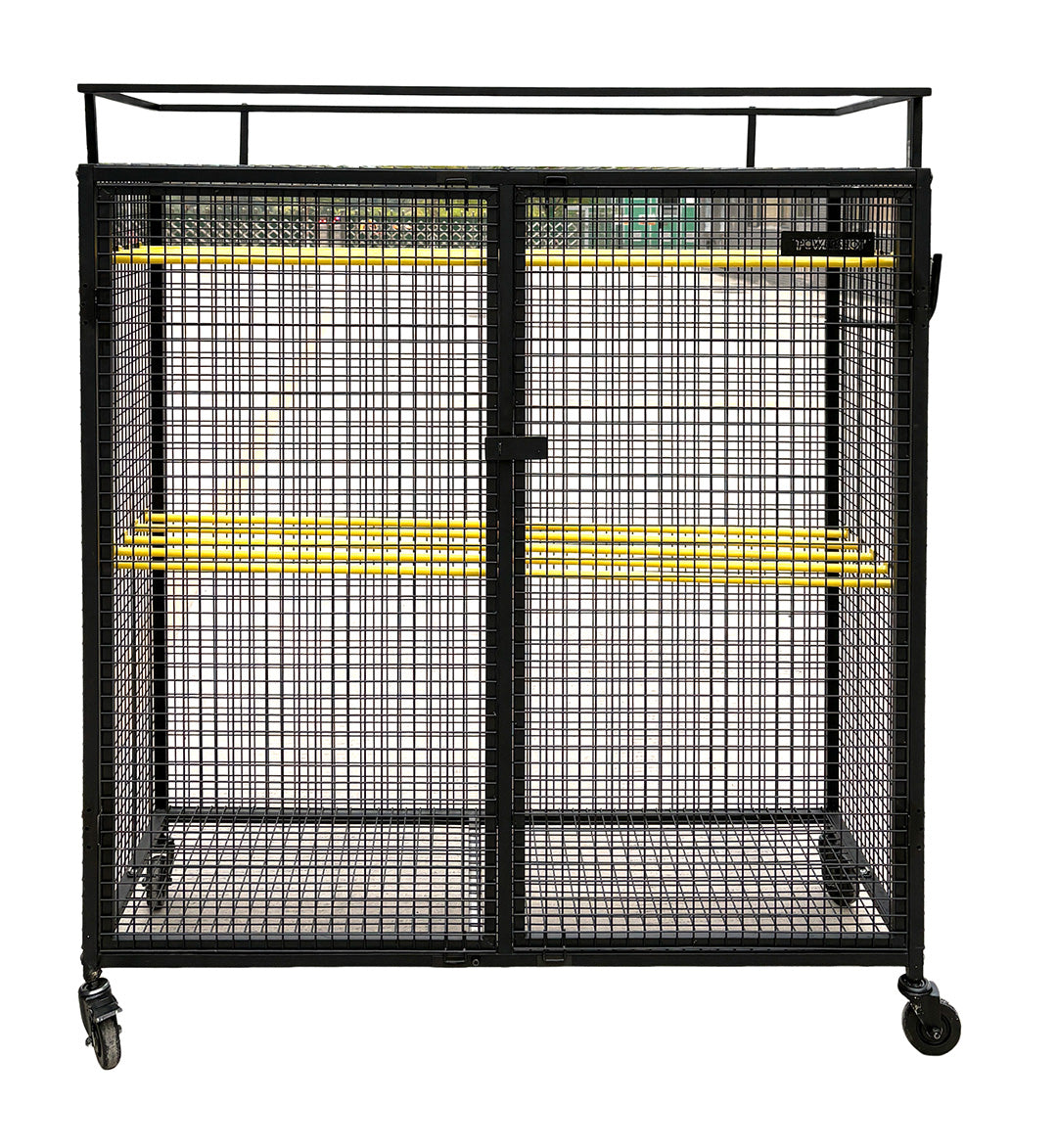 Storage cage - 145cm x 55cm x 155cm (with padlock)