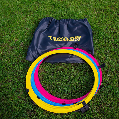 Flat speed agility rings - set of 12 in a bag