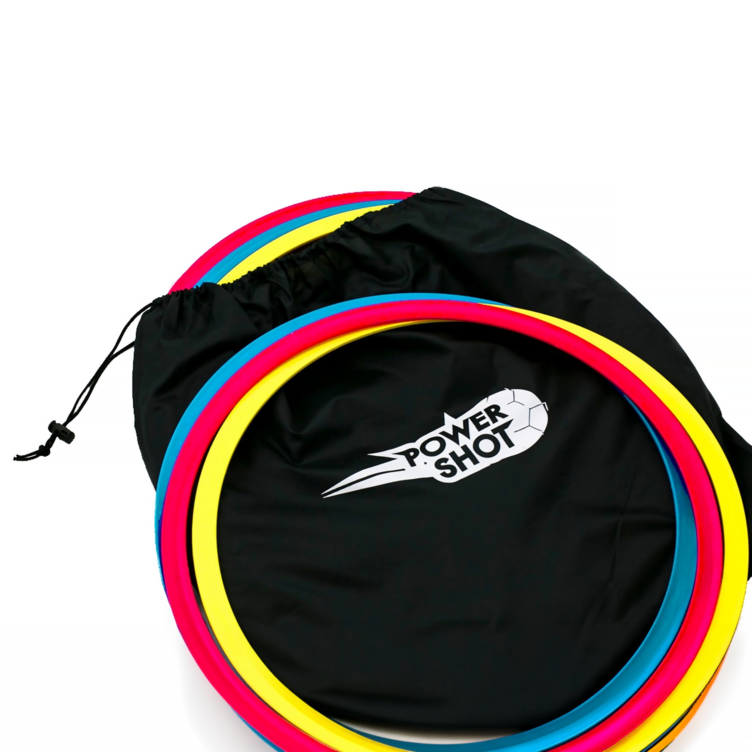 Flat speed agility rings - set of 12 in a bag