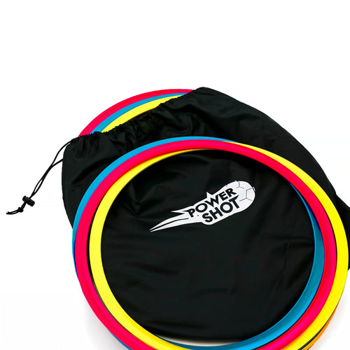 Flat speed agility rings - set of 12 in a bag